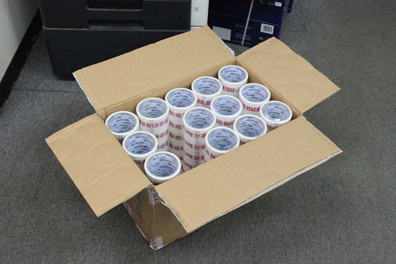 Packing tape and garment rails